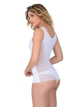 Emay Emay Sırtı Tül Karyoka Destekli Lazer İnceltici Atlet Korse 2938 - Alternatif Görünüm